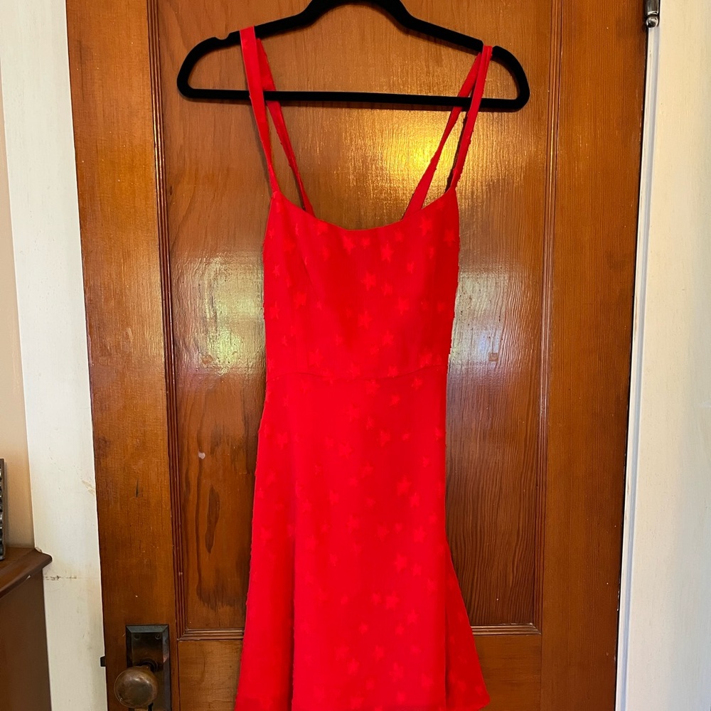 By the way red dress